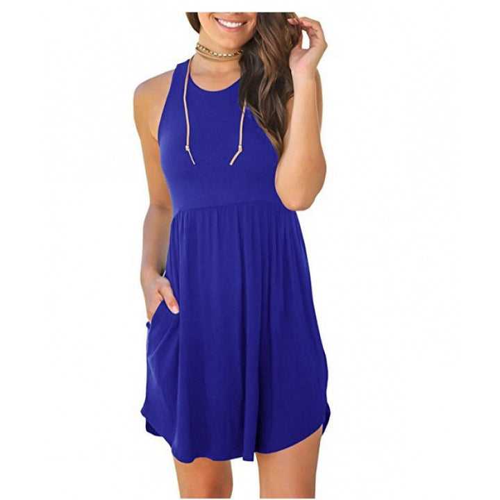 Damen Freizeitkleid mit lässigem Schnitt und praktischen Taschen Drune