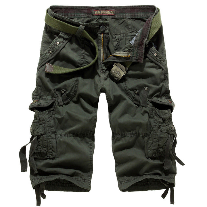 Herren Cargo Shorts mit Mehreren Taschen Drune