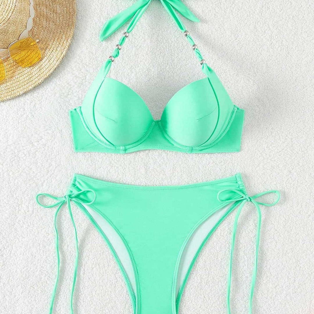 Damen Push-Up Bikini mit verstellbaren Bändern Drune