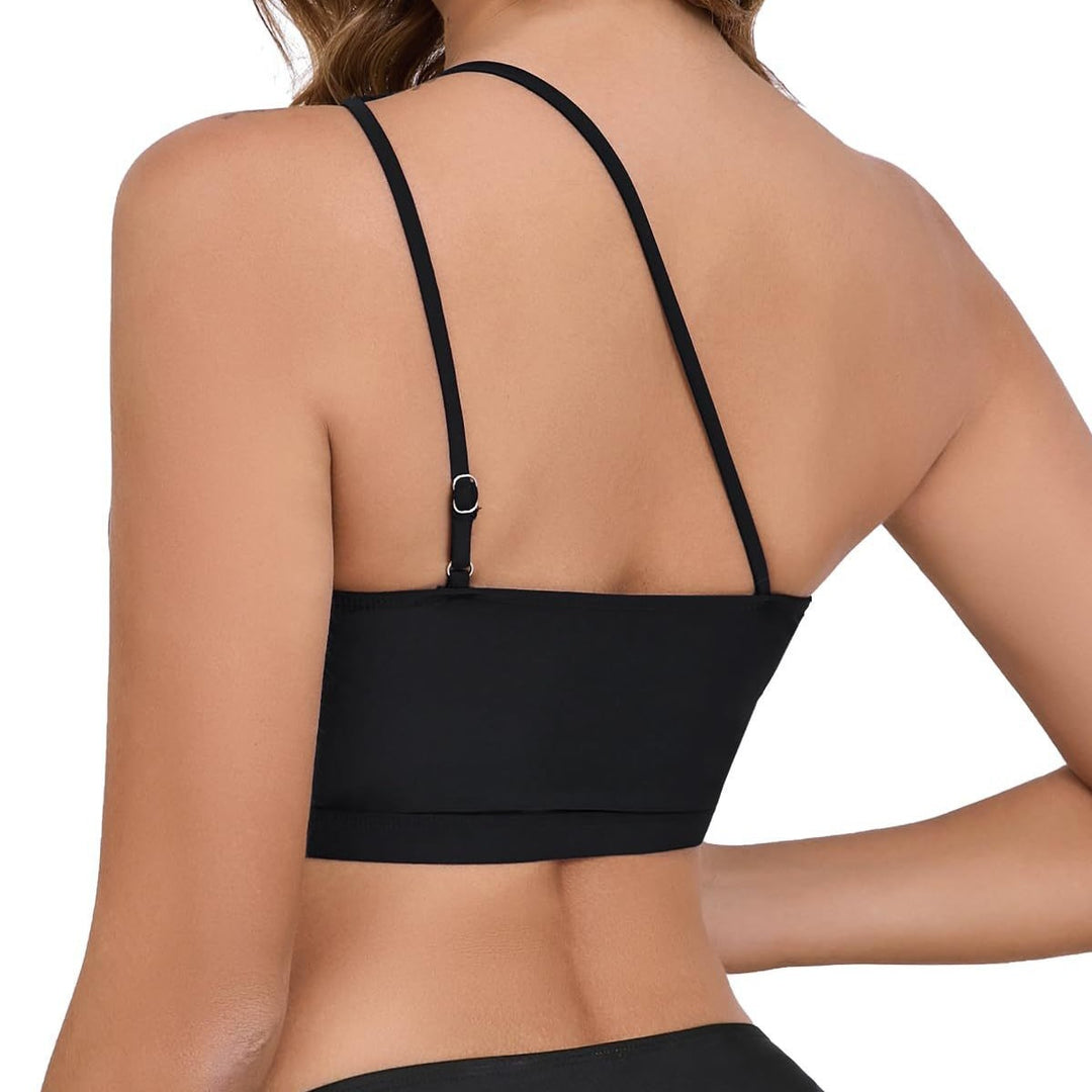 Damen Sportliches Cropped Top Drune