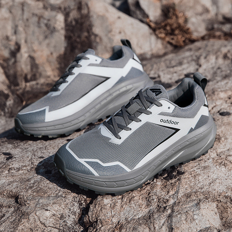 Unisex nan robuster Geländelaufschuh mit stoßdämpfender Zwischensohle und griffiger Profilsohle Drune