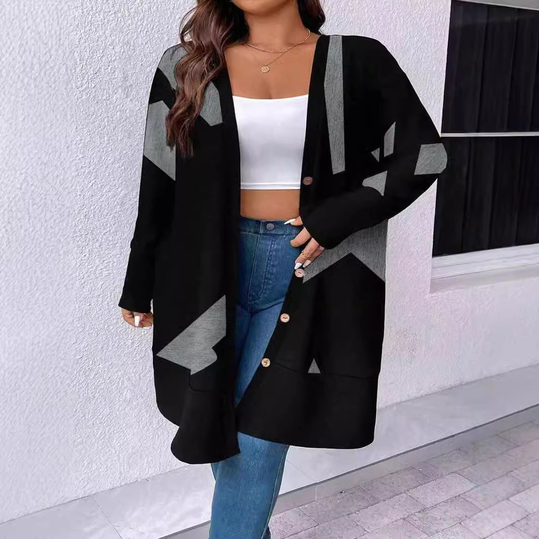 Damen modischer Cardigan Drune
