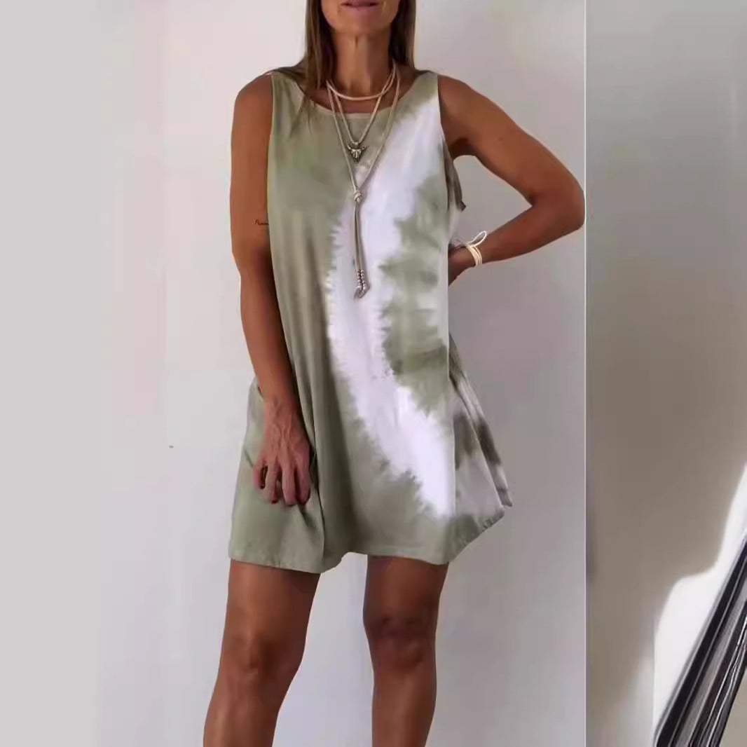 Damen ärmelloses Sommerkleid Drune