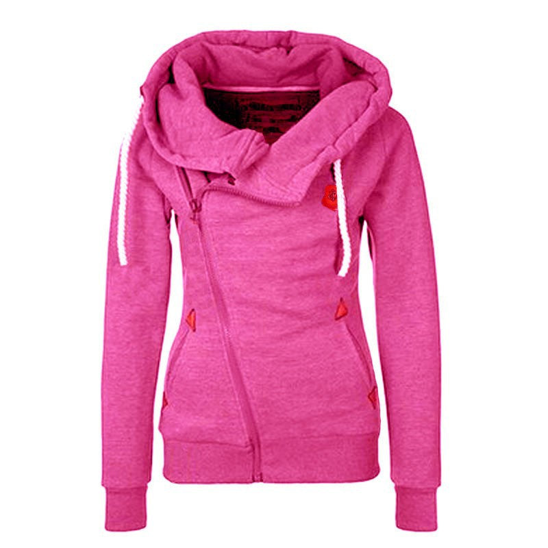 Damen gemütlicher Lagenlook Pullover mit hohem Kragen Drune