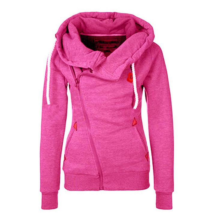Damen gemütlicher Lagenlook Pullover mit hohem Kragen Drune