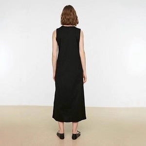 Damen Maxikleid aus weichem und leichtem Jersey Drune