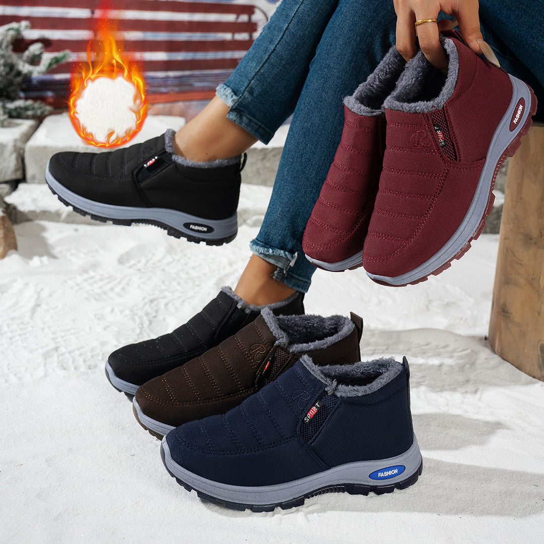 Damen Gemütliche Warmfutter-Stiefel im modernen Design Drune