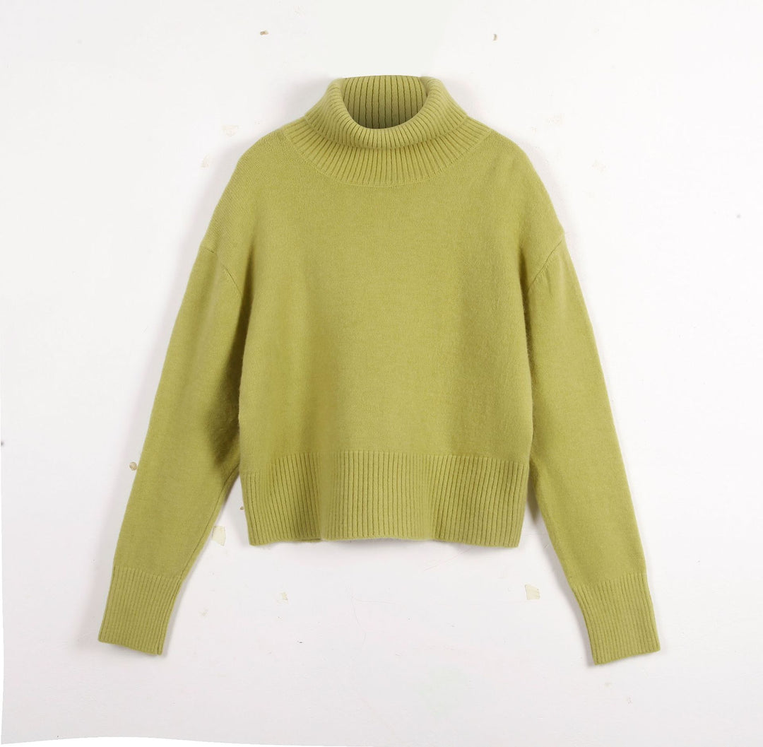 Damen kuscheliger Rollkragenpullover Drune