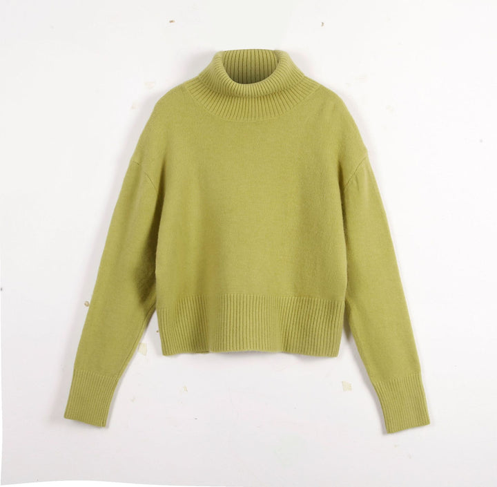 Damen kuscheliger Rollkragenpullover Drune