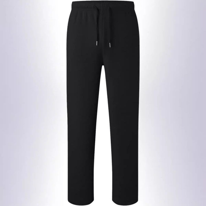 Damen nan fließende High-Waist Palazzo-Loungehose aus leichtem Jersey mit Elastikbund und praktischen Eingrifftaschen Drune