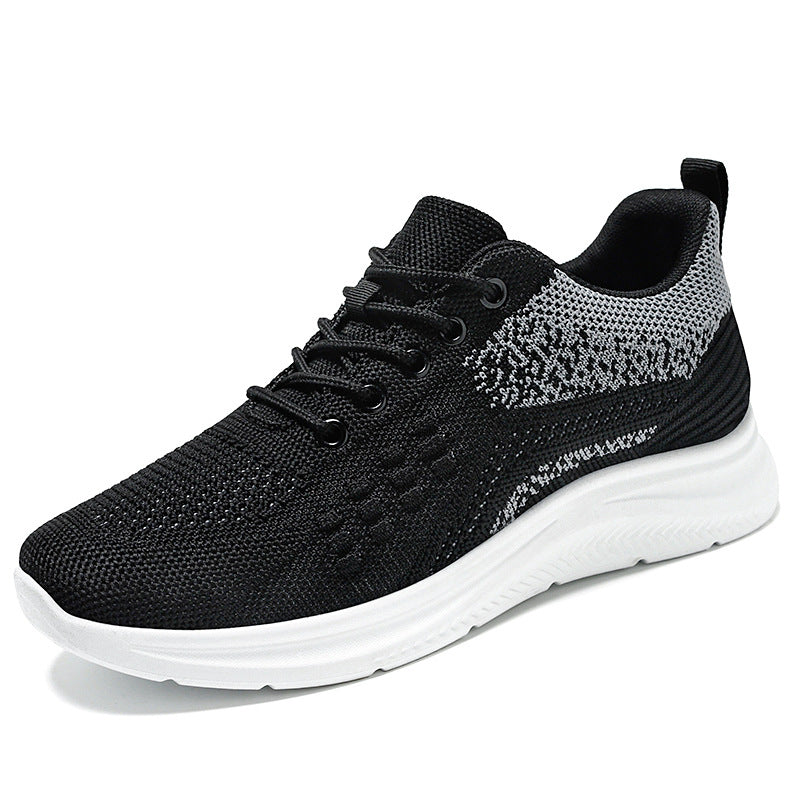 Damen nan atmungsaktive Strick-Walking-Sneaker mit sockenähnlichem Schaft, gepolsterter Fersenstütze und flexibler Leichtlaufsohle Drune