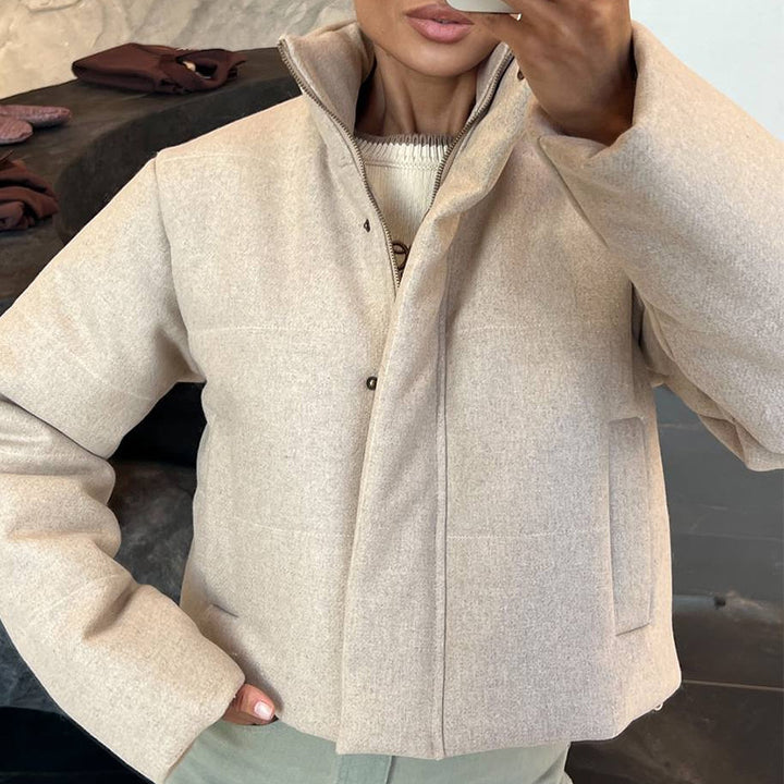Damen kuschelige und warme Steppjacke Drune