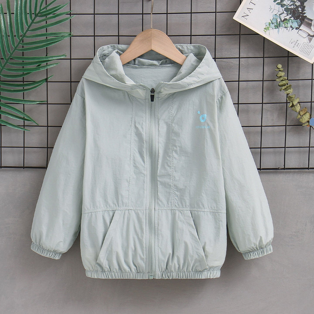 Damen nan ultraleichte Windbreaker Jacke mit Kapuze und elastischen Bündchen Drune