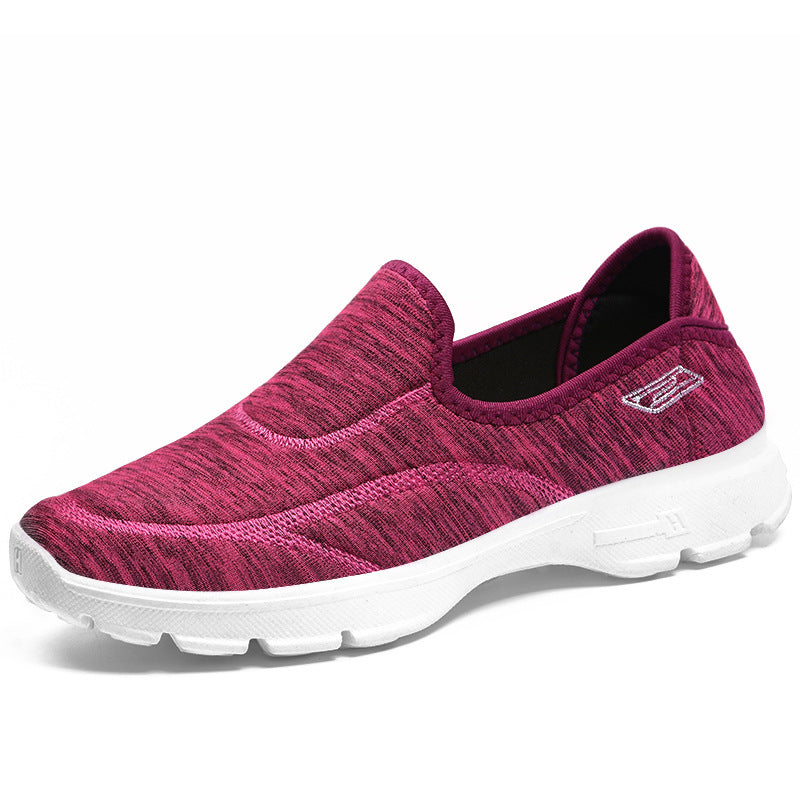 Damen nan elastische Schlupf-Sneaker mit orthopädischer Mittelfußstütze und rutschfester EVA-Sohle Drune