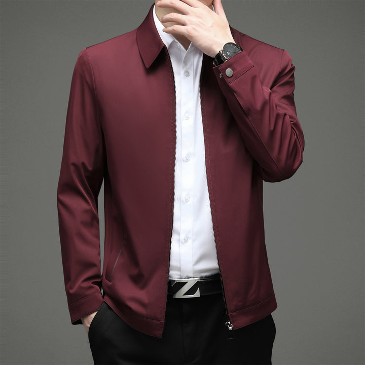 Herren moderne Übergangsjacke mit atmungsaktiver Membran und praktischem Stehkragen Drune