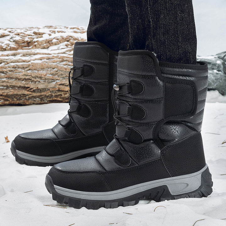 Damen Winterstiefel mit isolierendem Futter und rutschfester Profilsohle Drune