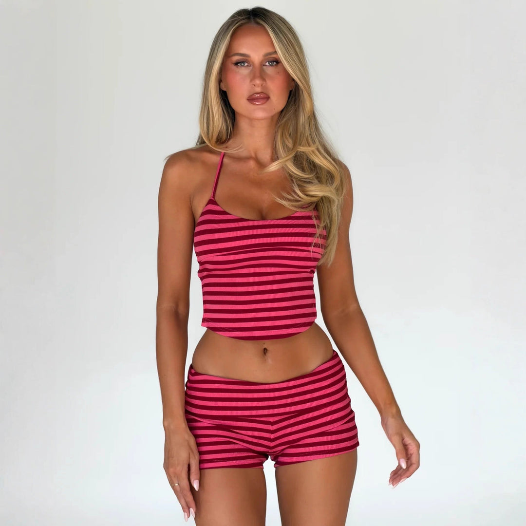 Damen Sportliche kurze Hose mit breitem Bund Drune