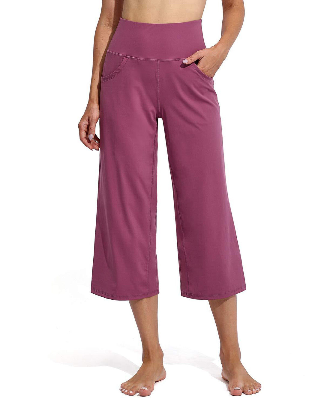 Damen Bequeme Sportliche Culotte mit hohem Bund und praktischen Taschen Drune