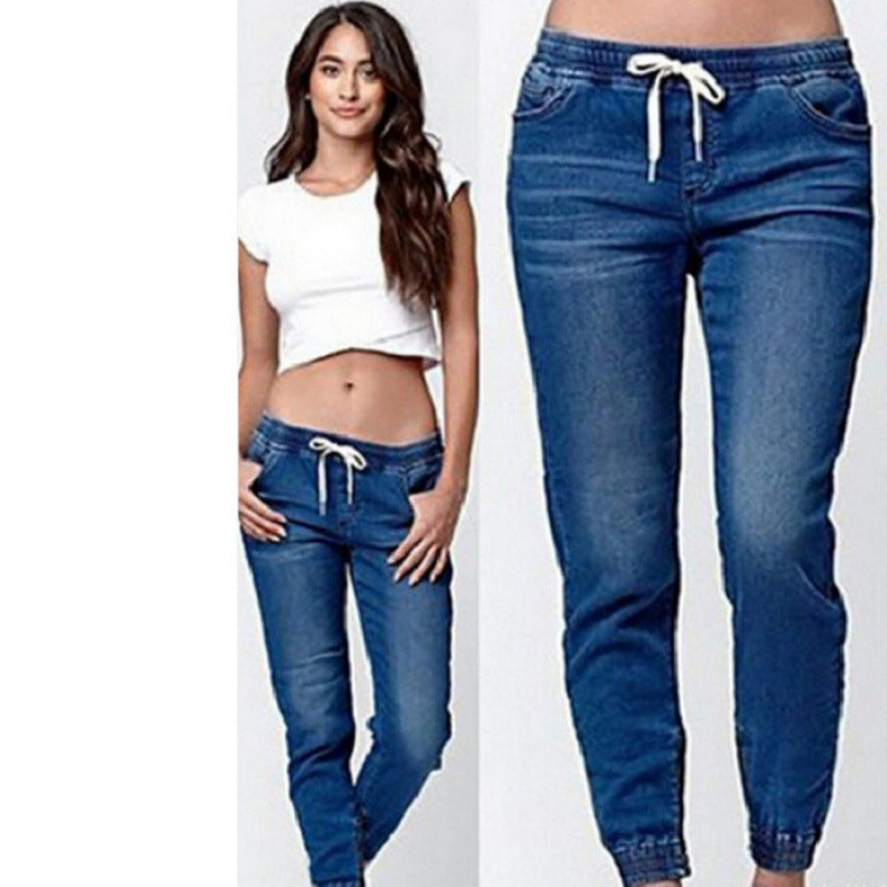 Damen Joggingjeans mit elastischem Bund und praktischen Taschen Drune