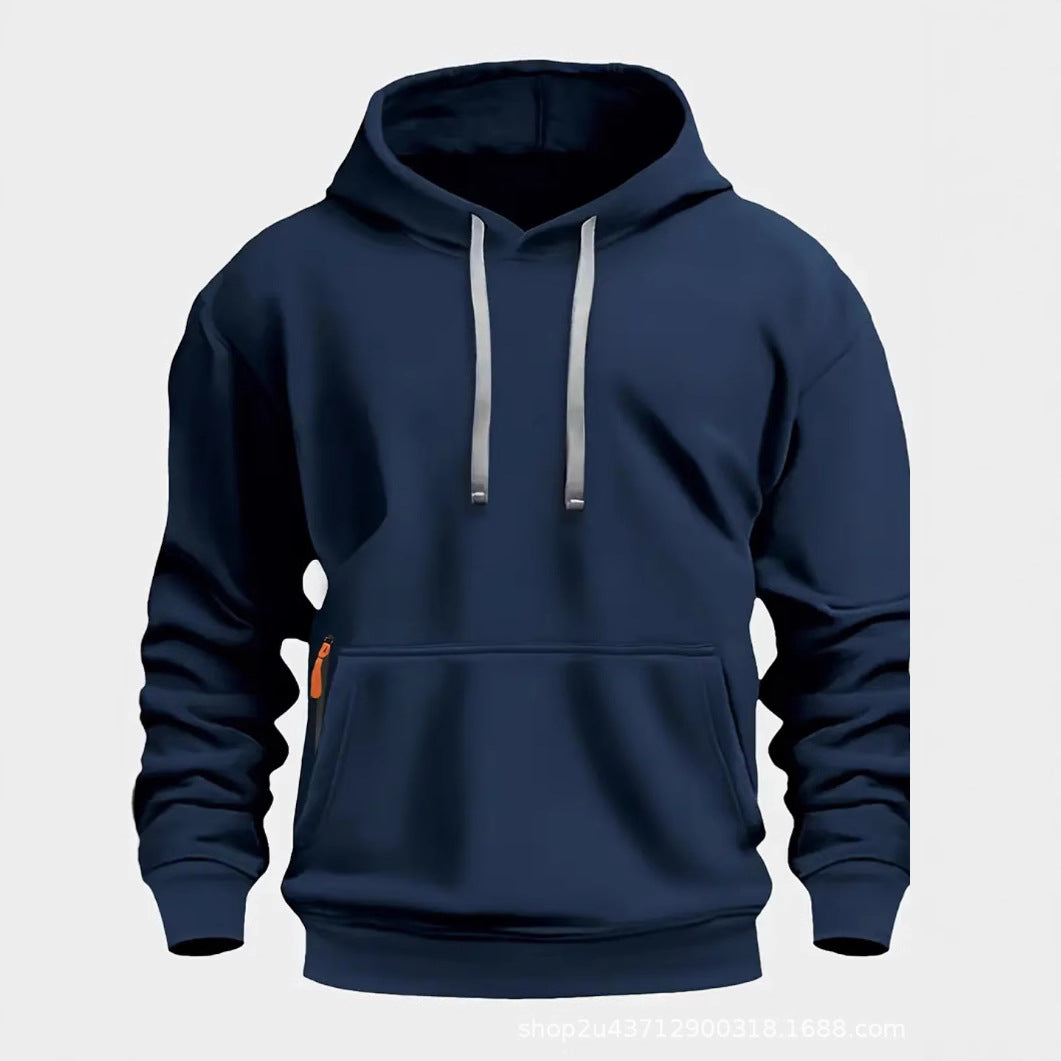 Herren sportlicher Kapuzenpullover mit praktischen Taschen und atmungsaktivem Material Drune
