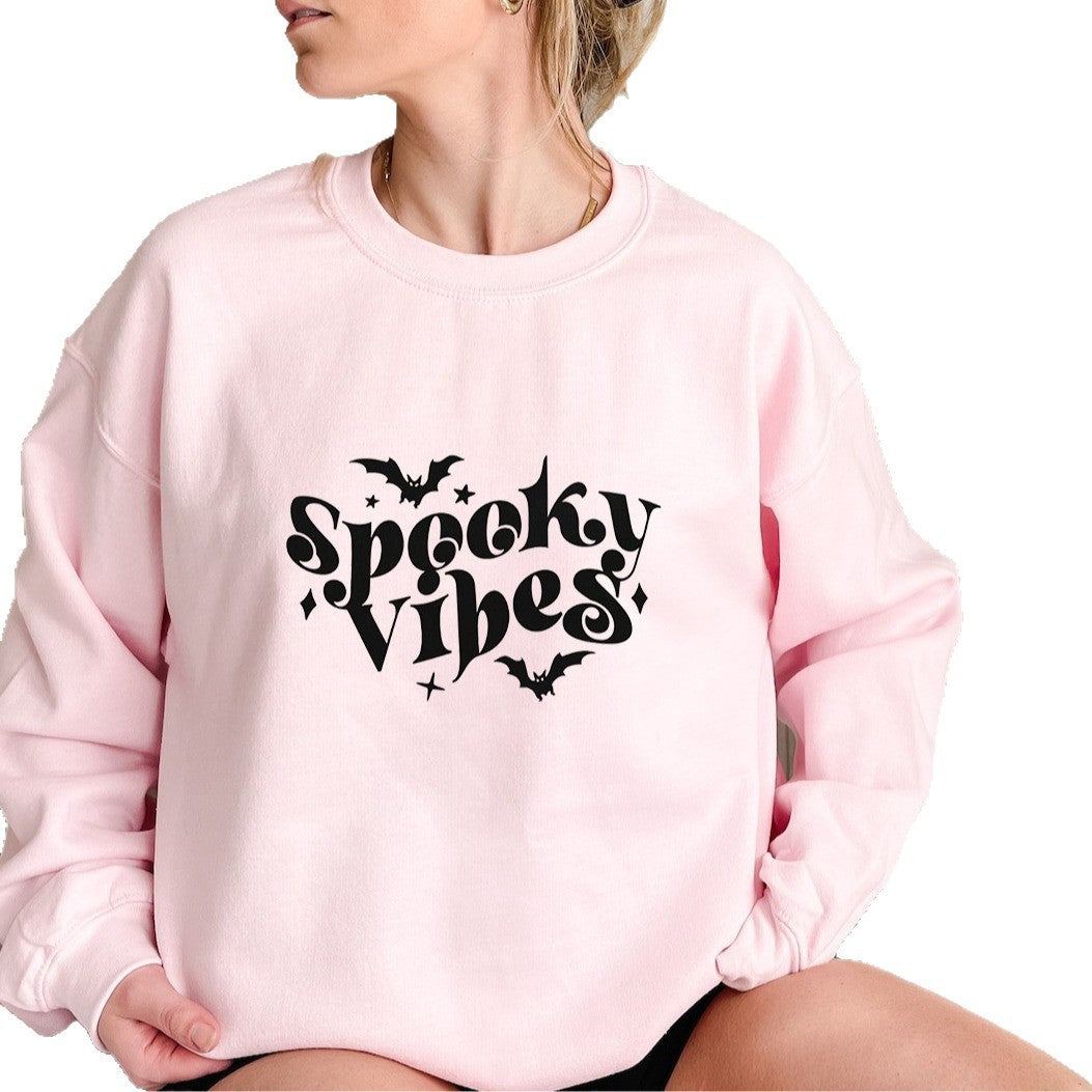 Damen Sweatshirt mit verspieltem Halloween-Design und bequemer Passform Drune