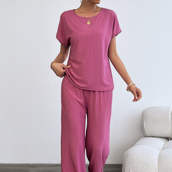 Damen Elegantes Lounge-Set mit feinen Streifen und entspannter Passform Drune