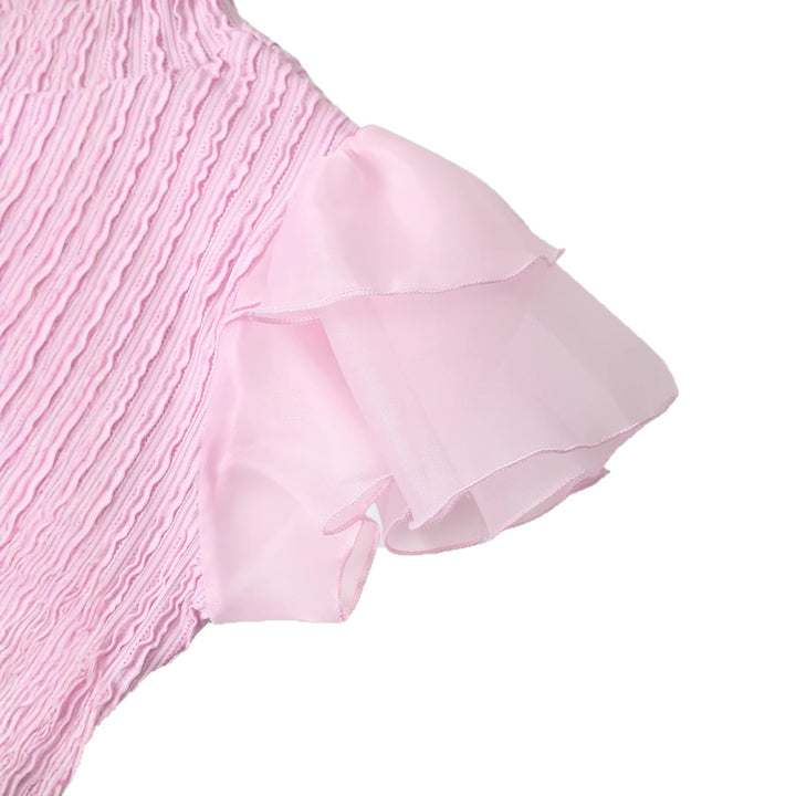 Damen Strickkleid mit Puffärmeln Drune