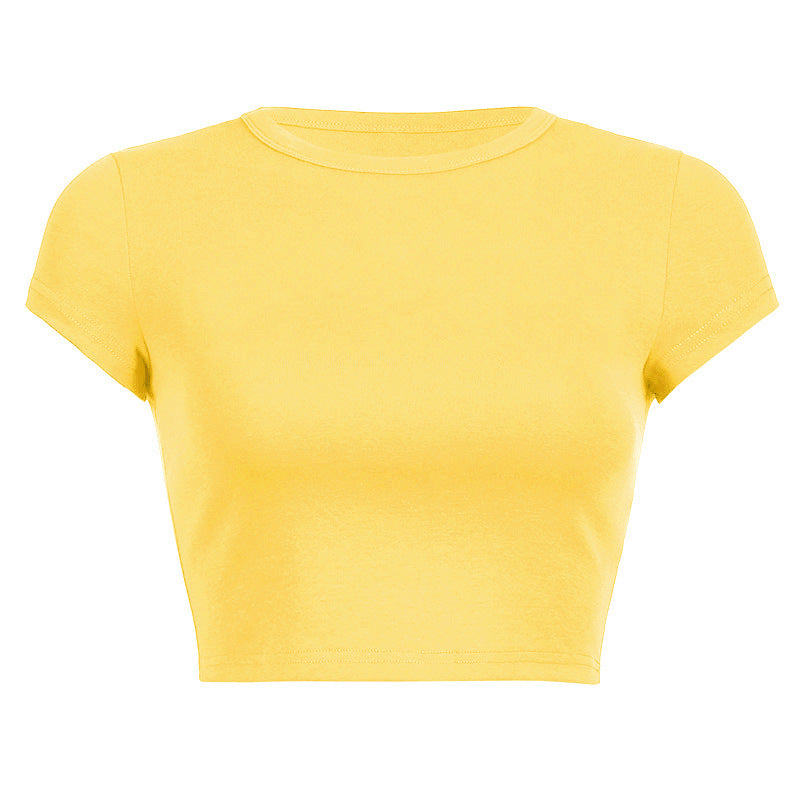 Damen Figurbetontes Crop-Top Drune