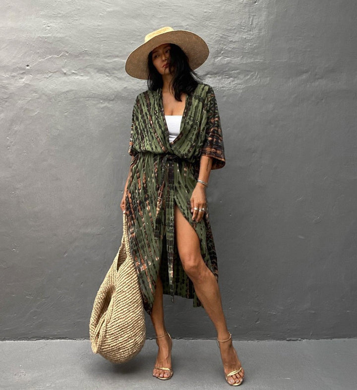 Damen Strandkimono Drune