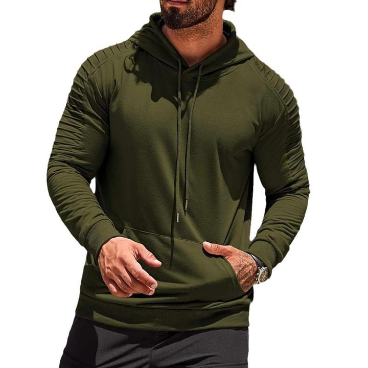 Herren Sport-Hoodie mit innovativer Textur und funktionalem Schnitt Drune