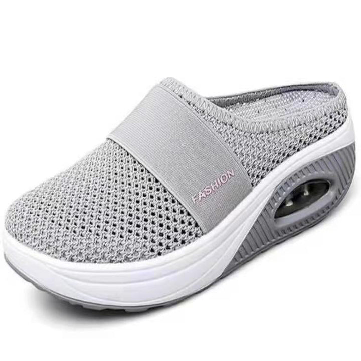 Damen Bequeme Luftpolster-Slipper mit atmungsaktivem Obermaterial Drune