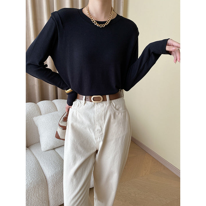 Damen Sportliches Langarmshirt mit elegantem Schnitt Drune