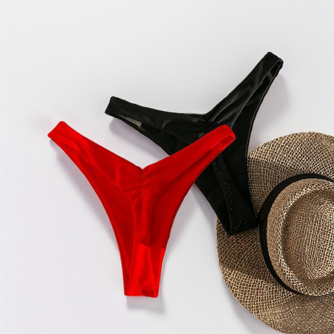 Damen Bikini-Hose mit hohem Beinausschnitt und elegantem Schnitt Drune
