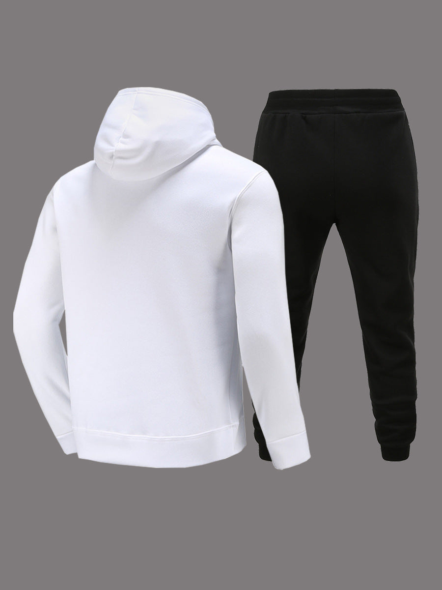 Damen Hoodie und Jogginghose Set mit kreativem Comicdruck Drune