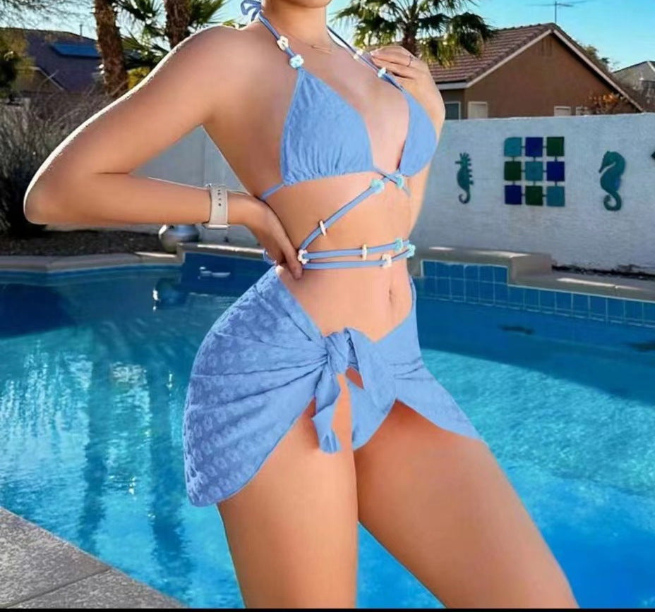Damen Bikini-Set mit innovativem Wickelrock Drune