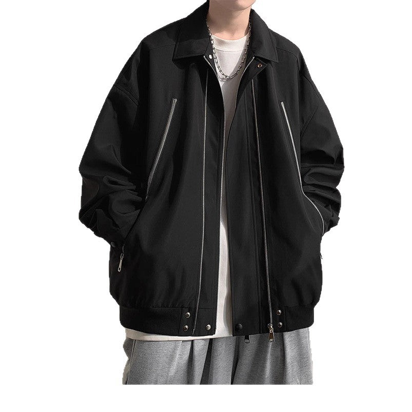 Damen Oversized Jacke mit innovativem Reißverschluss und lässigem Schnitt Drune