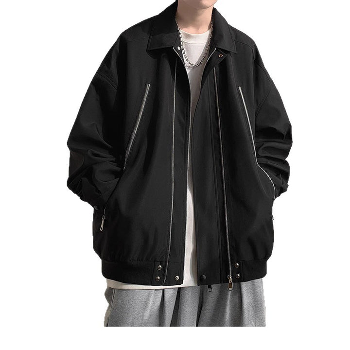 Damen Oversized Jacke mit innovativem Reißverschluss und lässigem Schnitt Drune