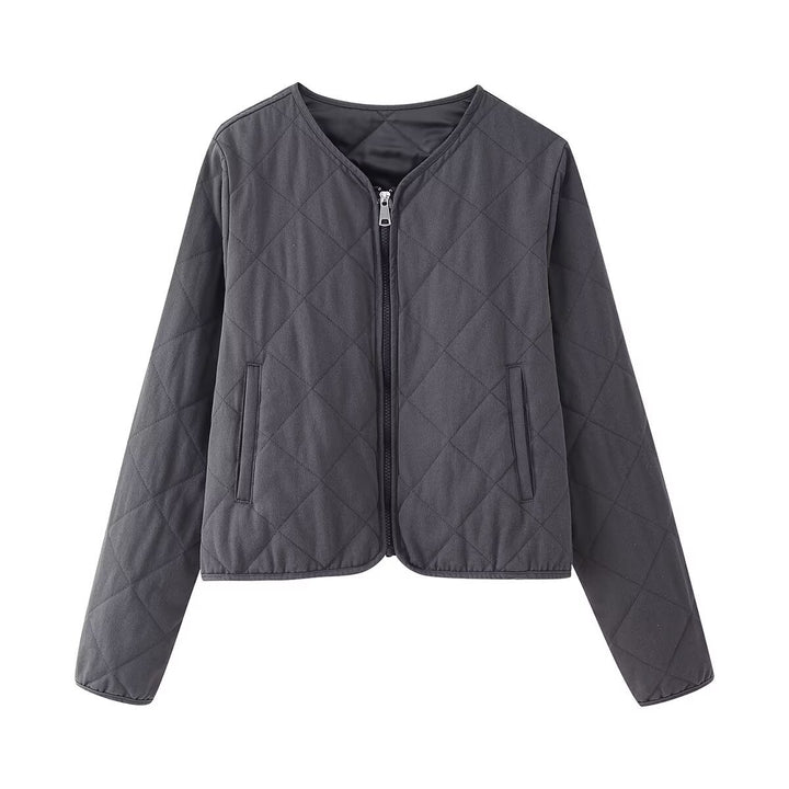 Damen Steppjacke mit praktischen Eingrifftaschen Drune