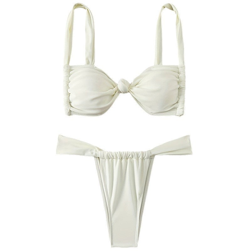 Damen Triangel-Bikini mit raffiniertem Bindeknoten Drune