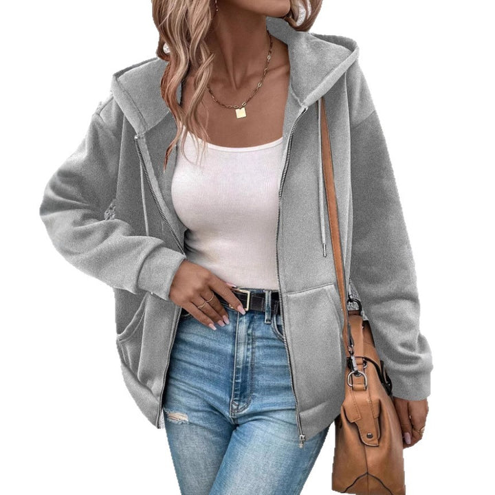 Damen Gemütliche Kapuzenjacke Drune