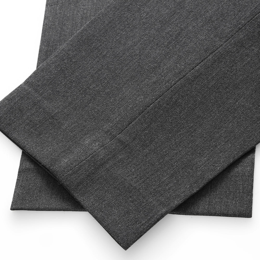 Herren elegante Anzughose mit schmalem Schnitt und feiner Struktur Drune