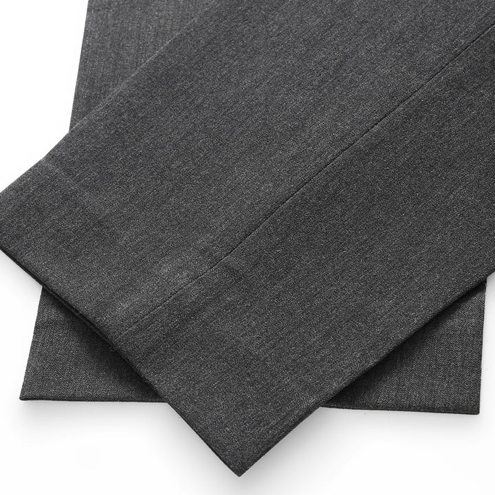 Herren elegante Anzughose mit schmalem Schnitt und feiner Struktur Drune