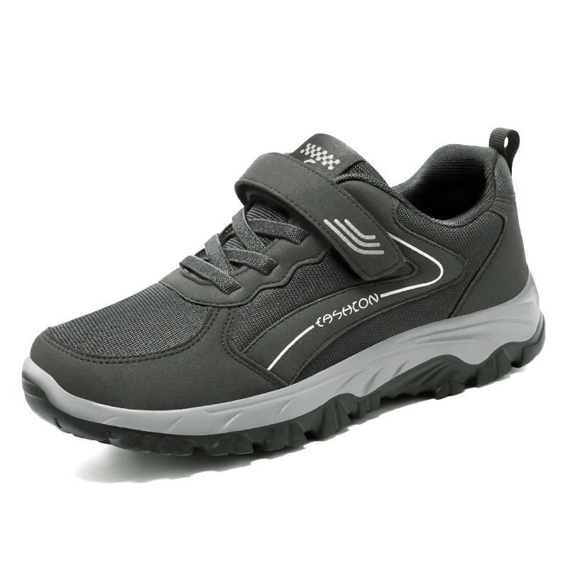 Damen nan robuster Trailwalking-Sneaker mit Klettverschluss, gepolstertem Fersenhalt und stoßdämpfender Profilsohle Drune