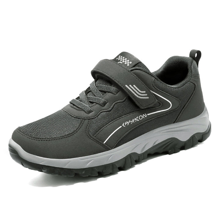 Damen nan robuster Trailwalking-Sneaker mit Klettverschluss, gepolstertem Fersenhalt und stoßdämpfender Profilsohle Drune
