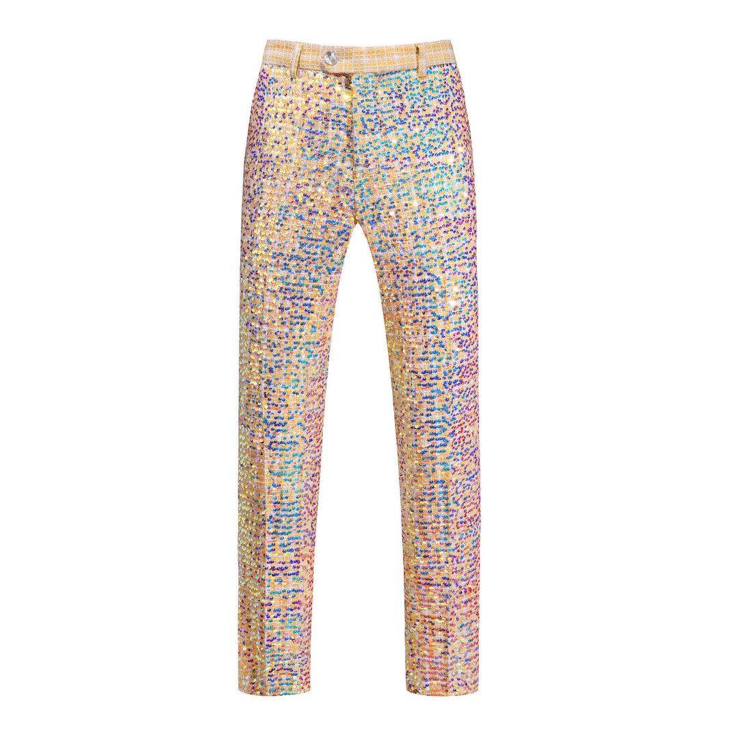 Damen Glamouröse Pailletten-Hose Drune