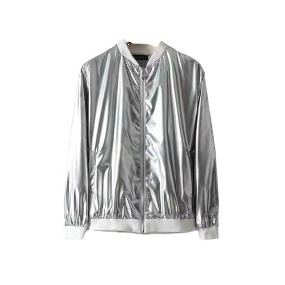 Herren modische Bomberjacke im glänzenden Design Drune