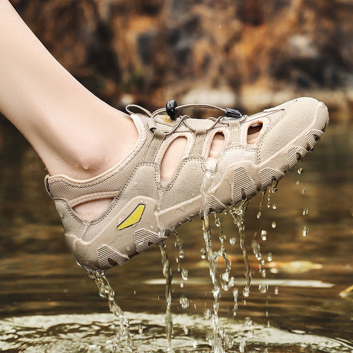 Damen Wasserdichte Outdoor-Sandalen mit rutschfester Sohle und atmungsaktivem Obermaterial Drune
