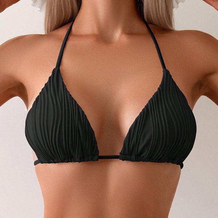 Damen Triangel-Bikini mit raffiniertem Rippendesign Drune