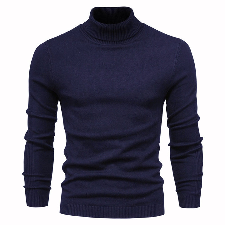 Herren Grober Rollkragenpullover aus wärmendem Material mit strukturierter Oberfläche Drune
