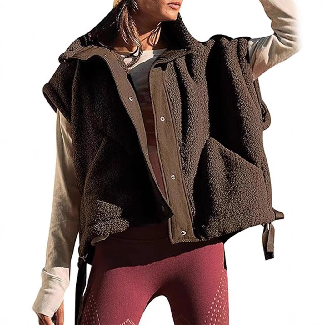 Damen Modische Fleece-Weste Drune